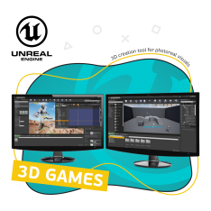 Unreal Engine 4. Игровой движок - КИБЕРшкола программирования для детей, компьютерные курсы для школьников, начинающих и подростков - KIBERone г. Шушары