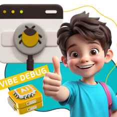 Тестирование & Vibe Debug. Охотники за багами - КИБЕРшкола программирования для детей, компьютерные курсы для школьников, начинающих и подростков - KIBERone г. Шушары