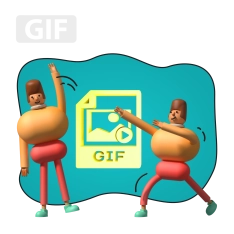 Gif-анимация - КИБЕРшкола программирования для детей, компьютерные курсы для школьников, начинающих и подростков - KIBERone г. Шушары