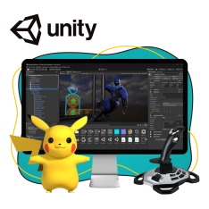 Мир игр на Unity 2D на популярном движке + AI-помощники - КИБЕРшкола программирования для детей, компьютерные курсы для школьников, начинающих и подростков - KIBERone г. Шушары