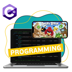 Программирование на C#. Удивительный мир 2D-игр - КИБЕРшкола программирования для детей, компьютерные курсы для школьников, начинающих и подростков - KIBERone г. Шушары