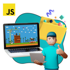 Программирование на JavaScript. Учимся создавать игры! - КИБЕРшкола программирования для детей, компьютерные курсы для школьников, начинающих и подростков - KIBERone г. Шушары